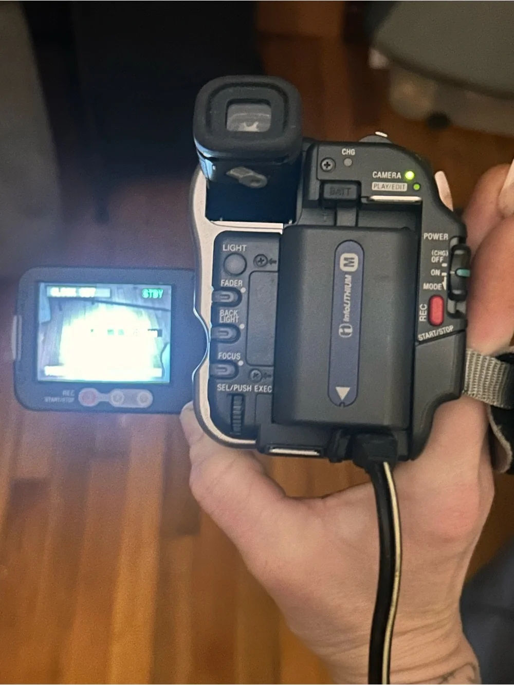 Sony Hi8 Camcorder with Black Hi8/TDK Tapes